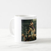 Dempsey und Firpo Verpacken - George Bellows Kaffeetasse (Vorderseite Links)