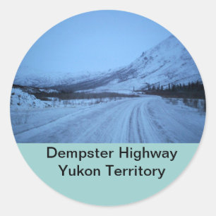 Dempster Landstraßen-Aufkleber Runder Aufkleber