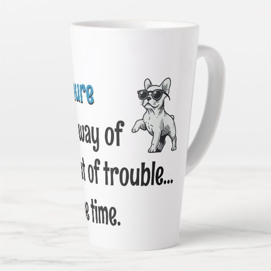 Demure Frenchie Tasse (Rechte Ecke)