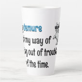 Demure Frenchie Tasse (Vorderseite)