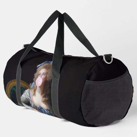 Demure with Pink Bubble Gum Duffle Bag (Rechte Ecke)