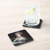 Demure with Pink Bubble Gum Getränkeuntersetzer (Rechte Seite)