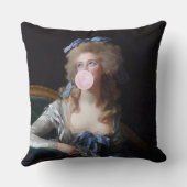 Demure with Pink Bubble Gum Kissen (Rückseite)