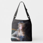 Demure with Pink Bubble Gum Tragetaschen Mit Langen Trägern (Vorderseite)