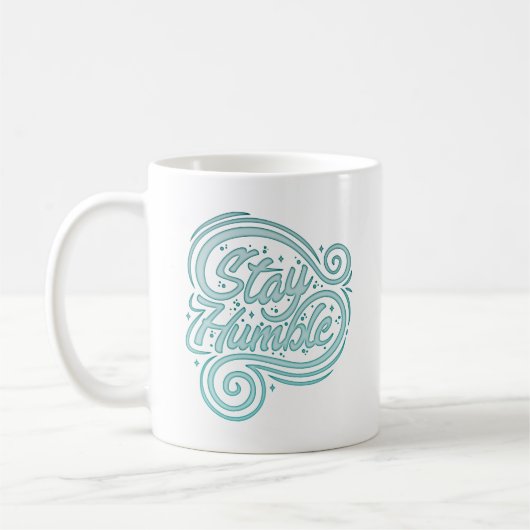 Demut bleibe kaffeetasse (Links)
