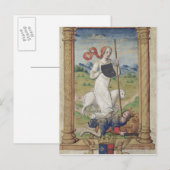 Demut gegenüber Stolz Postkarte (Vorne/Hinten)