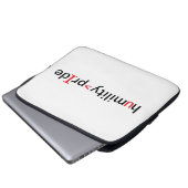 Demut ist größer als Stolz Laptopschutzhülle (Vorne Knopf)