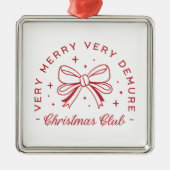 Demut Weihnachtscoquette ästhetisch Ornament Aus Metall (Vorne)