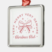 Demut Weihnachtscoquette ästhetisch Ornament Aus Metall (Links)