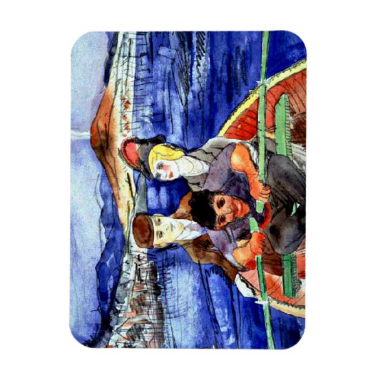 Demuth - Die Bootsfahrt von Sorrento Magnet (Vertikal)