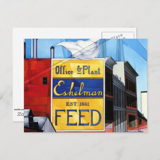 Demuth - Gebäude, Lancaster Postkarte (Vorne/Hinten)