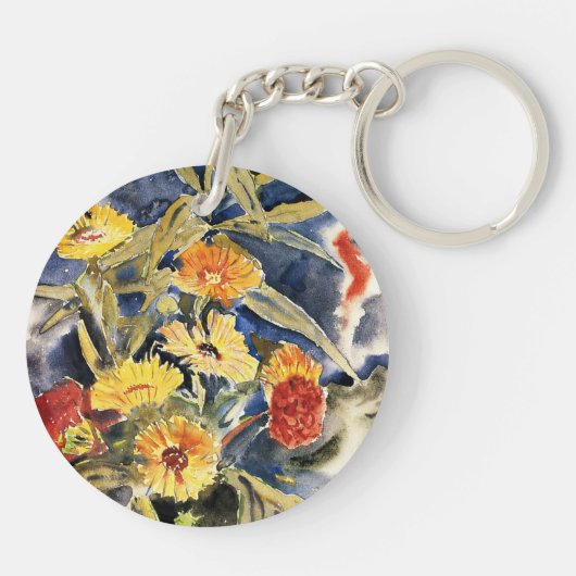 Demuth - Spray von Blume Schlüsselanhänger (Rückseite)