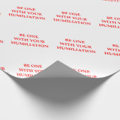 DEMÜTIGUNG GESCHENKPAPIER (Ecke)