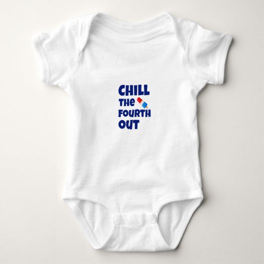 Den 4. Juli runtersorgen Baby Strampler (Vorderseite)