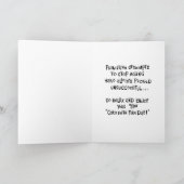 Den 71. Geburtstag beruhigend Karte (Innenseite)