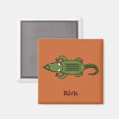 Den Alligator ersetzen Magnet (Vorderseite/Rückseite)