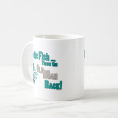 Den alten Mann zurückwerfen Kaffeetasse (Vorderseite Links)