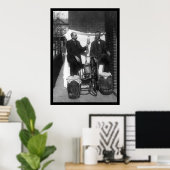 Den alten, modischen Weg beschleunigen Poster (Heimbüro)