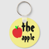 den Apfel Schlüsselanhänger (Vorderseite)