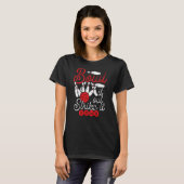 Den Backprint-Bowling abbrechen T-Shirt (Vorne ganz)