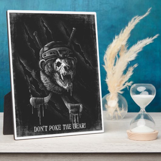 Den Bären nicht werfen Fotoplatte (Seite)