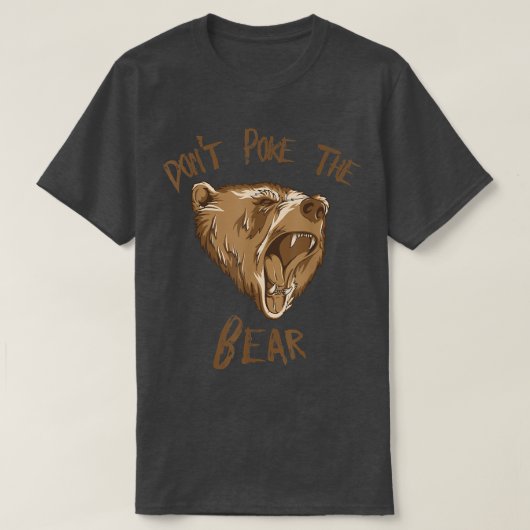 Den Bären nicht zum Shirt werfen (Design vorne)