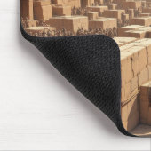 Den Bau der Pyramiden Mousepad (Ecke)