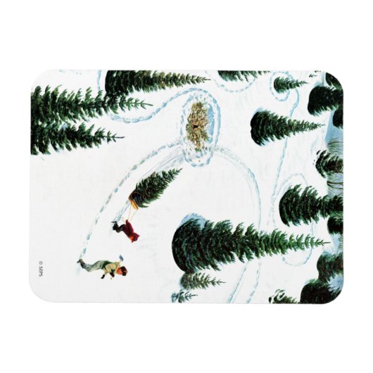 Den Baum abschneiden Magnet (Horizontal)