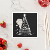 Den Baum beleuchten Serviette (Beispiel)