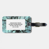 Den Baum hinauf Gepäckanhänger (Rückseite horizontal)