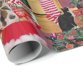 Den Baum schmücken Geschenkpapier (Rolleneckpunkt)
