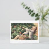 Den Baum schmücken Postkarte (Stehend Vorderseite)