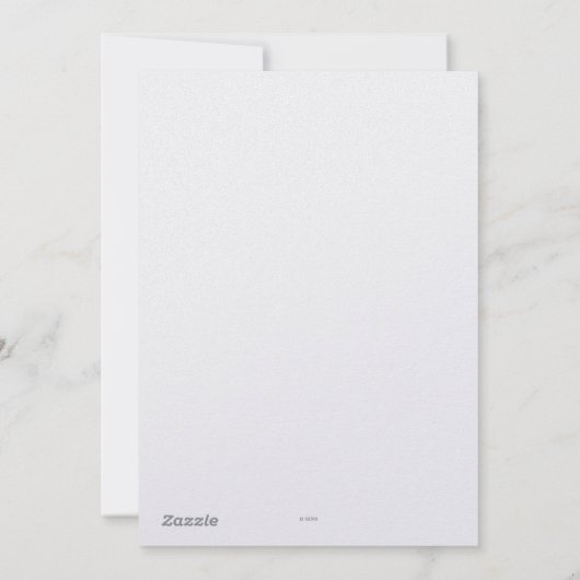 Den Baum schneiden Feiertagskarte (Rückseite)