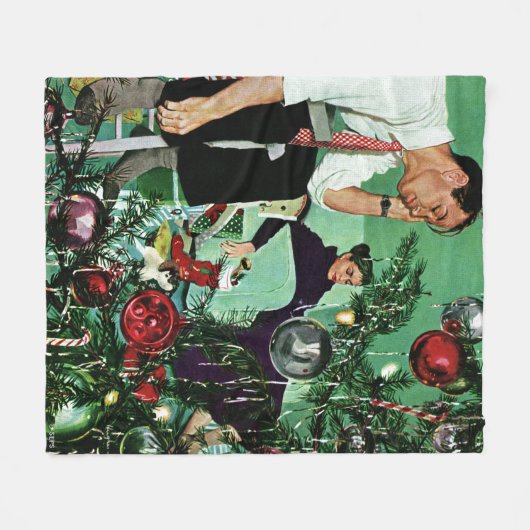 Den Baum schneiden Fleecedecke (Vorderseite (Horizontal))