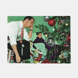 Den Baum schneiden Fußmatte