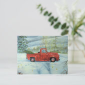 Den Baum zu Weihnachten abholen (Stehend Vorderseite)