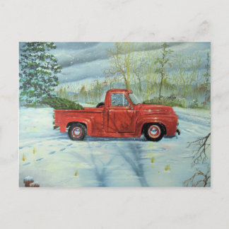 Den Baum zu Weihnachten abholen