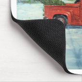 Den Baum zu Weihnachten abholen Mousepad (Ecke)