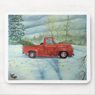 Den Baum zu Weihnachten abholen Mousepad