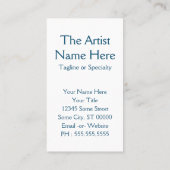 den benutzerdefinierten Text des Tarots Visitenkarte (Rückseite)