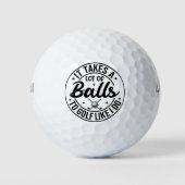 Den besten Golf-Vater feiern Golfball (Vorderseite)