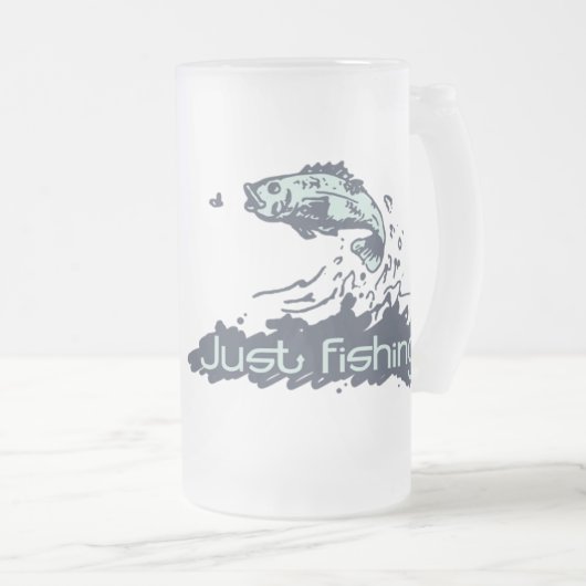 Den besten Vati der Welt und Fischerglas gerade Mattglas Bierglas (VorderseiteRechts)