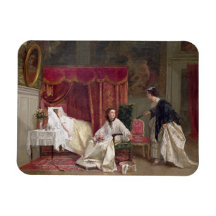 Den Besucher begrüßen, 1867 (Öl auf Leinwand) Magnet