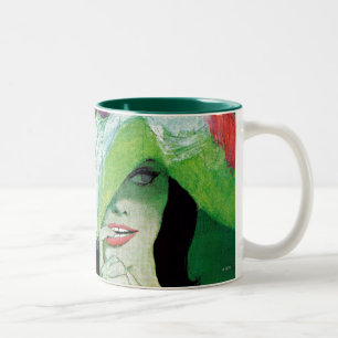 Den Blick Abwenden Zweifarbige Tasse