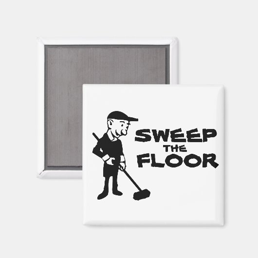 Den Boden wischen Magnet (Vorderseite/Rückseite)