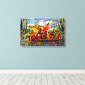 Den Delaware vor den Kopf stoßen Leinwanddruck (Insitu (Holzboden))