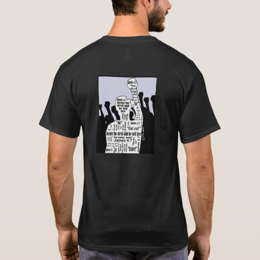 DEN DEVIL-TSHIRT WIEDERHERSTELLEN T-Shirt (Rückseite)