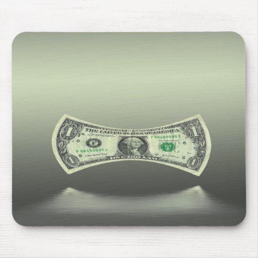 Den Dollar stützen Mousepad (Vorne)