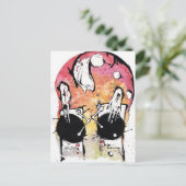 den Drehgeber Postkarte (Stehend Vorderseite)