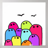 den Druckknopf Poster (Vorne)